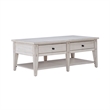 Lake House Cocktail Table in Weathered White