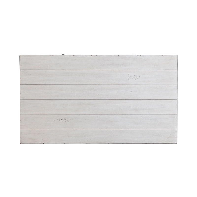 Lake House Cocktail Table in Weathered White