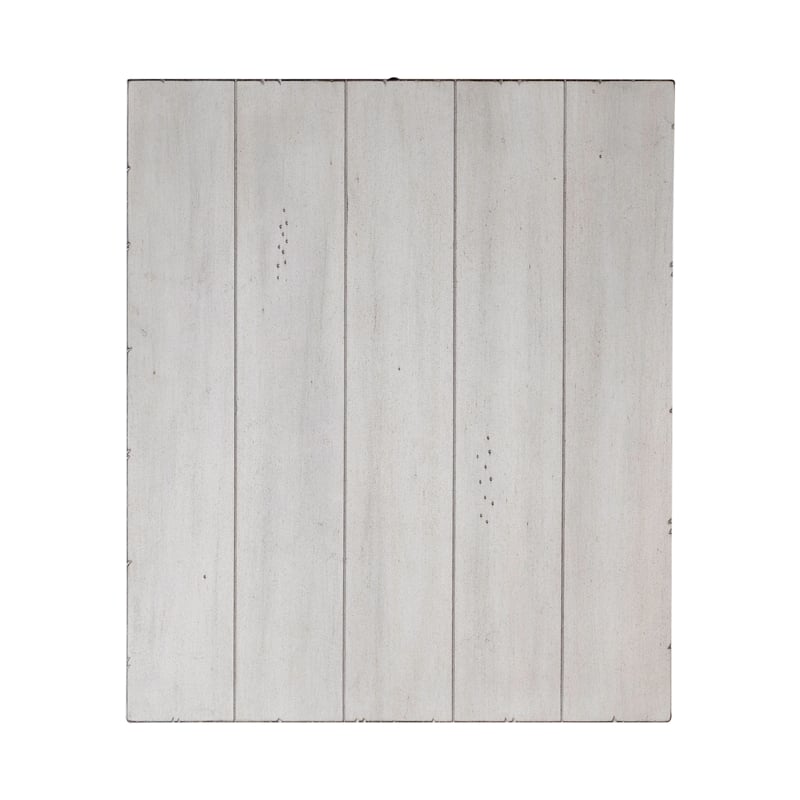 Lake House End Table in Weathered White