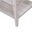 Lake House End Table in Weathered White