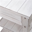 Lake House Chair Side Table Weathered White