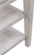 Lake House Chair Side Table Weathered White