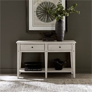 lake house sofa table weathered white
