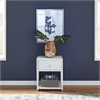 Liberty Furniture East End 1-Shelf/1-Drawer End Table in Wirebrushed White