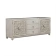 Sundance 2 Door 3 Drawer Accent Cabinet in White