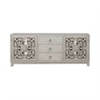 Sundance 2 Door 3 Drawer Accent Cabinet in White