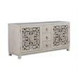 Sundance 2 Door 3 Drawer Accent Cabinet in White