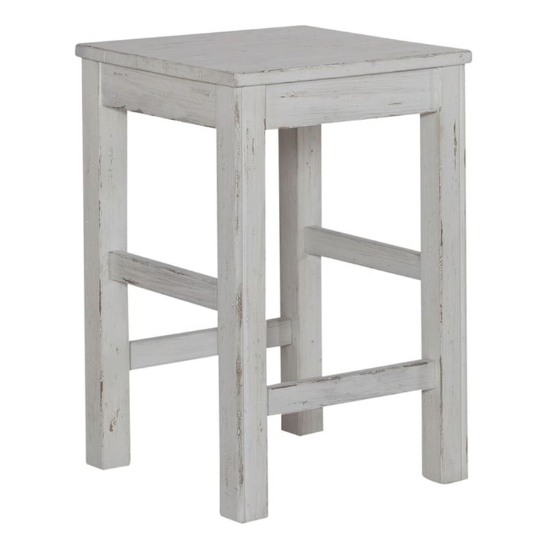 Liberty Furniture River Place Console Stool in White