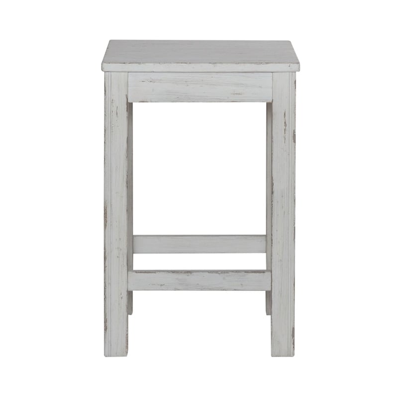 Liberty Furniture River Place Console Stool in White