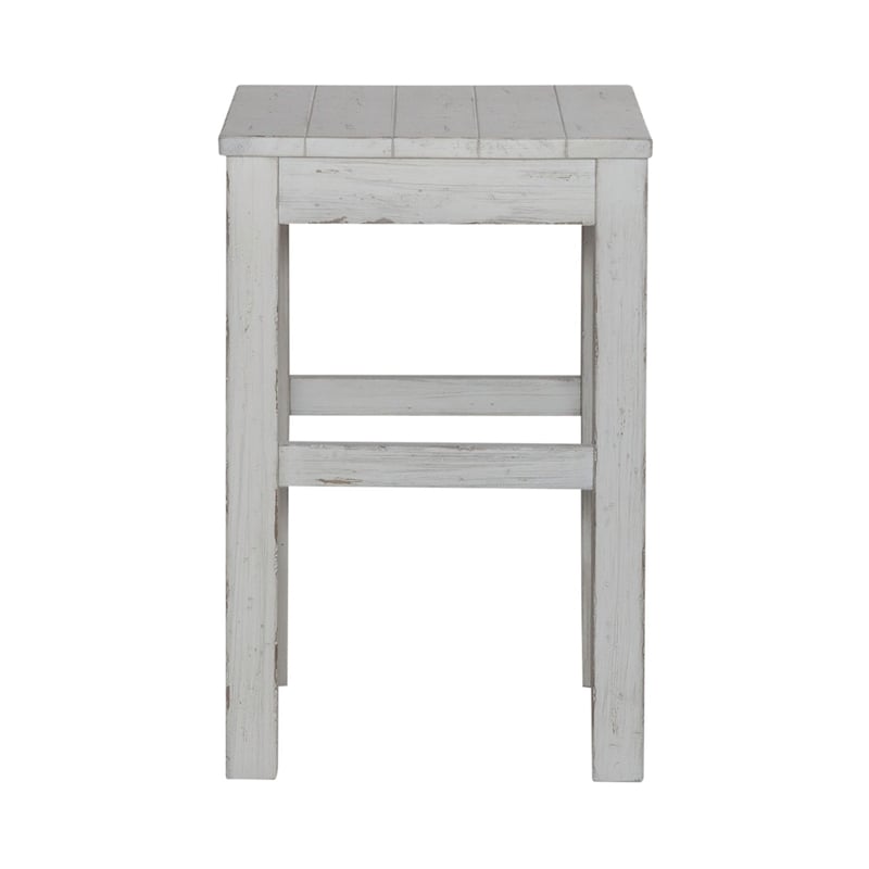 Liberty Furniture River Place Console Stool in White