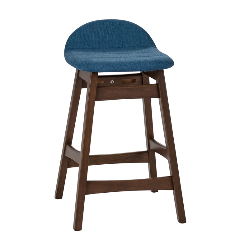 Liberty Furniture Space Savers 24 Inch Counter Chair - Blue (RTA)-Set of 2