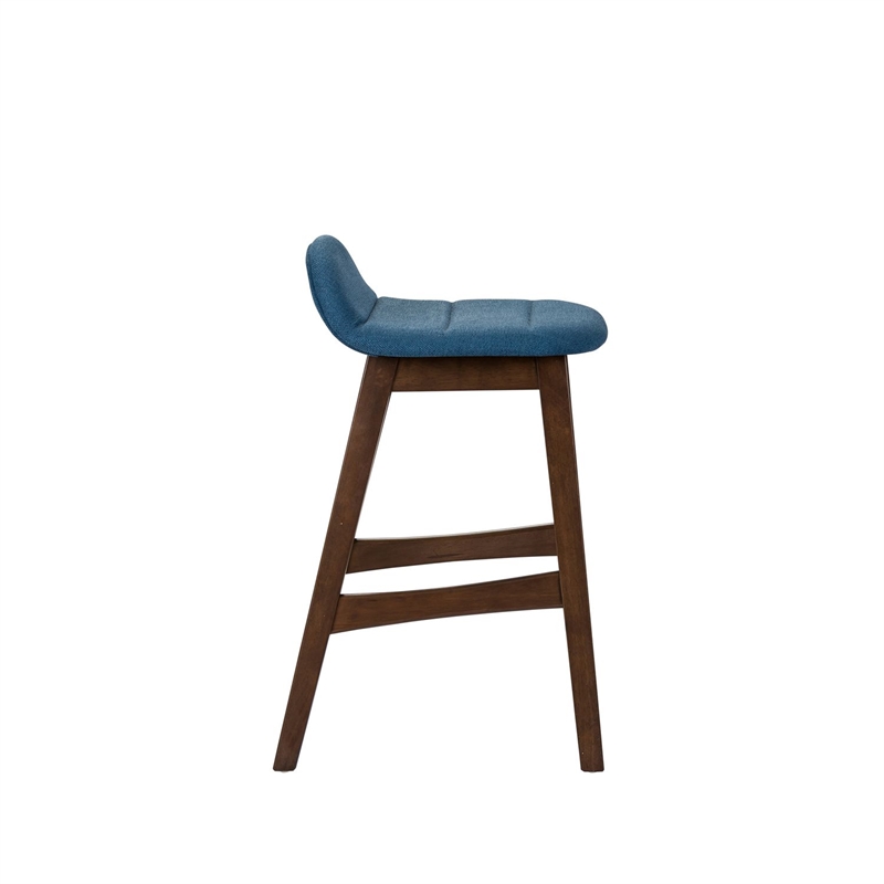 Liberty Furniture Space Savers 24 Inch Counter Chair - Blue (RTA)-Set of 2