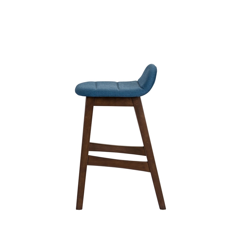 Liberty Furniture Space Savers 24 Inch Counter Chair - Blue (RTA)-Set of 2