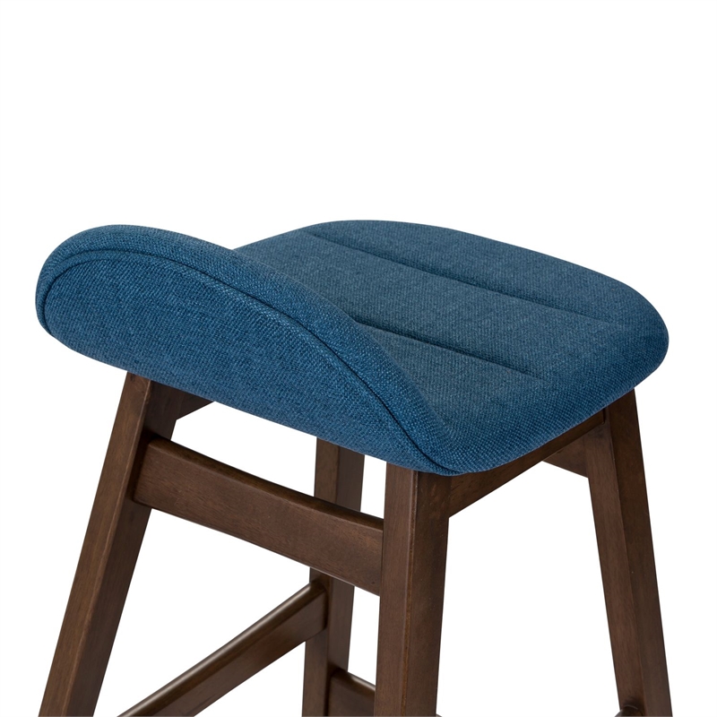 Liberty Furniture Space Savers 24 Inch Counter Chair - Blue (RTA)-Set of 2