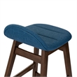 Liberty Furniture Space Savers 24 Inch Counter Chair - Blue (RTA)-Set of 2