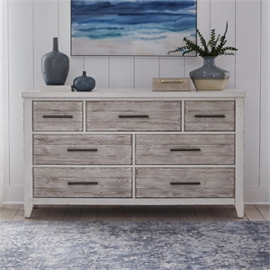 Liberty Furniture Backroads 7 Drawer Dresser - White