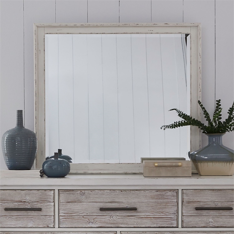 Liberty Furniture Backroads Dresser Mirror - White