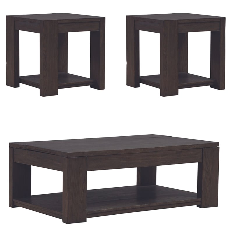 Liberty Furniture Lennox Hill 3 Piece Set - Brown