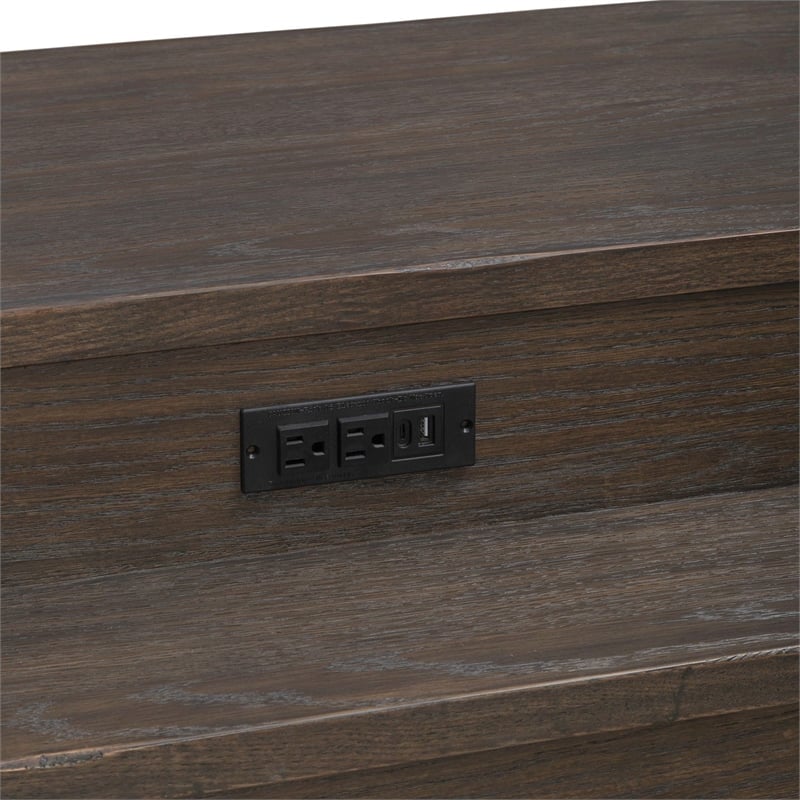 Liberty Furniture Lennox Hill Console Bar Table - Brown