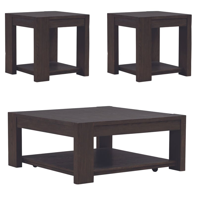Liberty Furniture Lennox Hill Opt 3 Piece Set - Brown