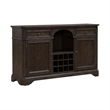 Liberty Furniture Grant Park Rubber Wood Wine Buffet in Cappuccino