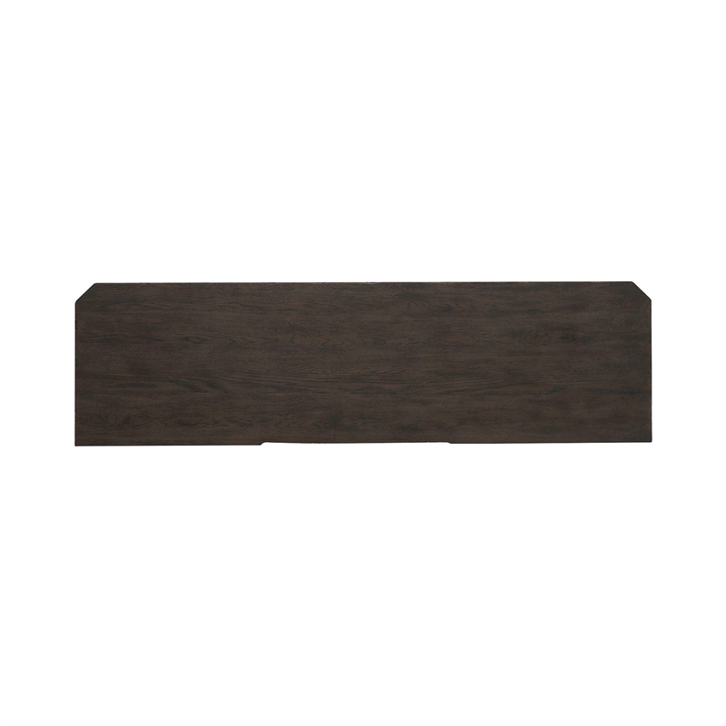 Liberty Furniture Grant Park Rubber Wood Wine Buffet in Cappuccino
