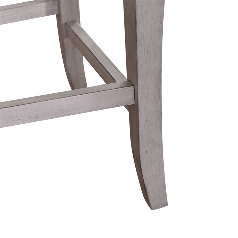 Liberty Furniture Ocean Isle Uph X Back Counter Chair (RTA) - Set of 2 - White