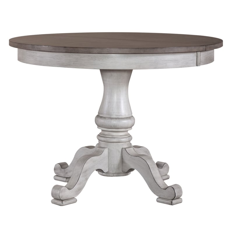 Liberty Furniture Ocean Isle Pedestal Table Set - White