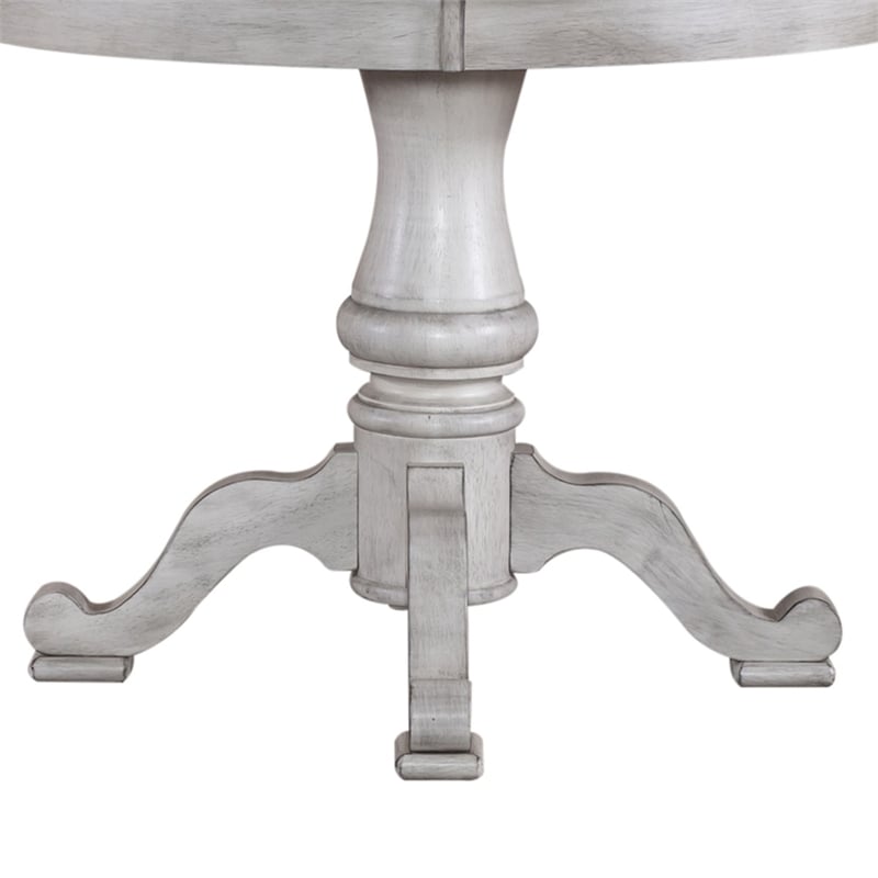 Liberty Furniture Ocean Isle Pedestal Table Set - White
