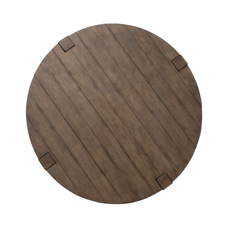 Liberty Furniture Broadmore Round Cocktail Table - Brown