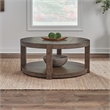 Liberty Furniture Broadmore Round Cocktail Table - Brown