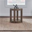 Liberty Furniture Broadmore Round Chairside Table - Brown