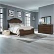Liberty Furniture Arden Road Cali. King Poster Bed Dresser Mirror