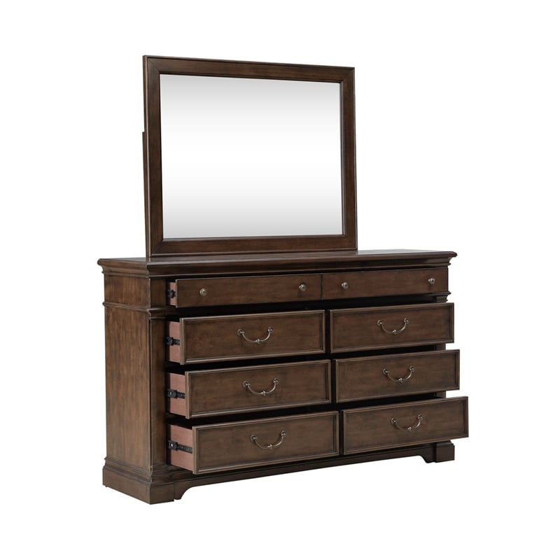 Liberty Furniture Arden Road Dresser Mirror - Cherry