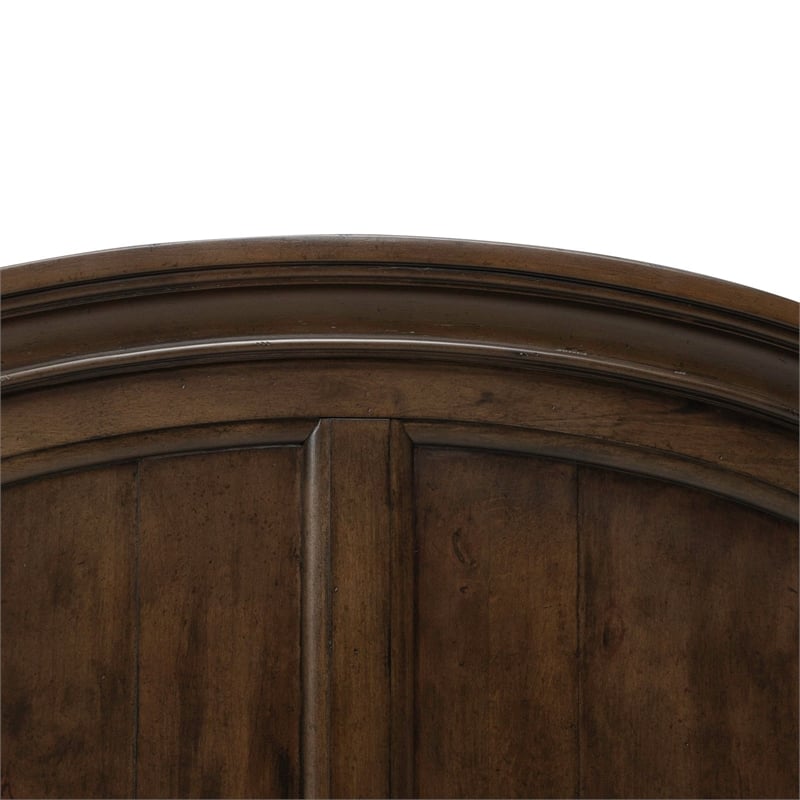 Liberty Furniture Arden Road Queen Arched Poster Headboard - Cherry