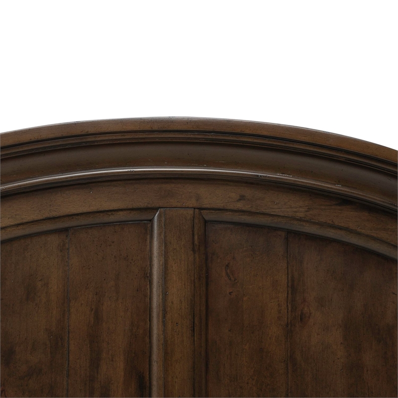 Liberty Furniture Arden Road Queen Arched Poster Headboard - Cherry