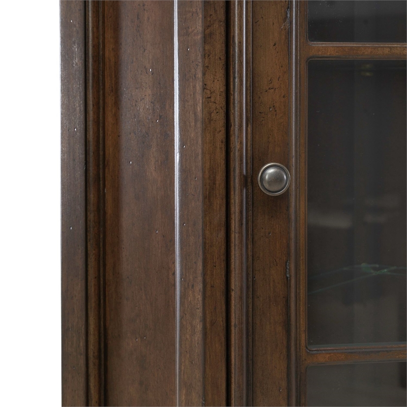 Liberty Furniture Arden Road Corner Cabinet - Cherry