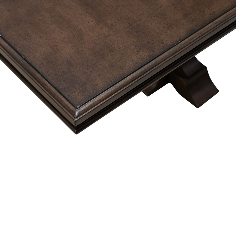 Liberty Furniture Arden Road Trestle Table Set - Cherry