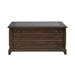Liberty Furniture Arden Road Square Collector Cocktail Table - Cherry