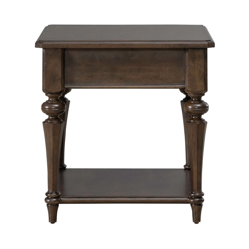 Liberty Furniture Arden Road Drawer End Table - Cherry