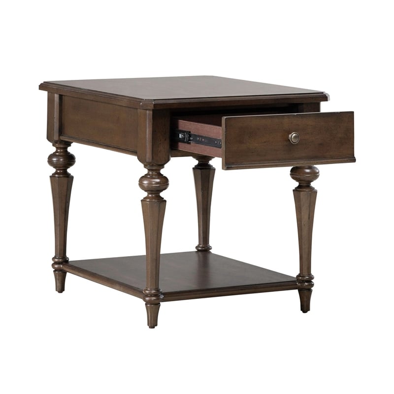 Liberty Furniture Arden Road Drawer End Table - Cherry