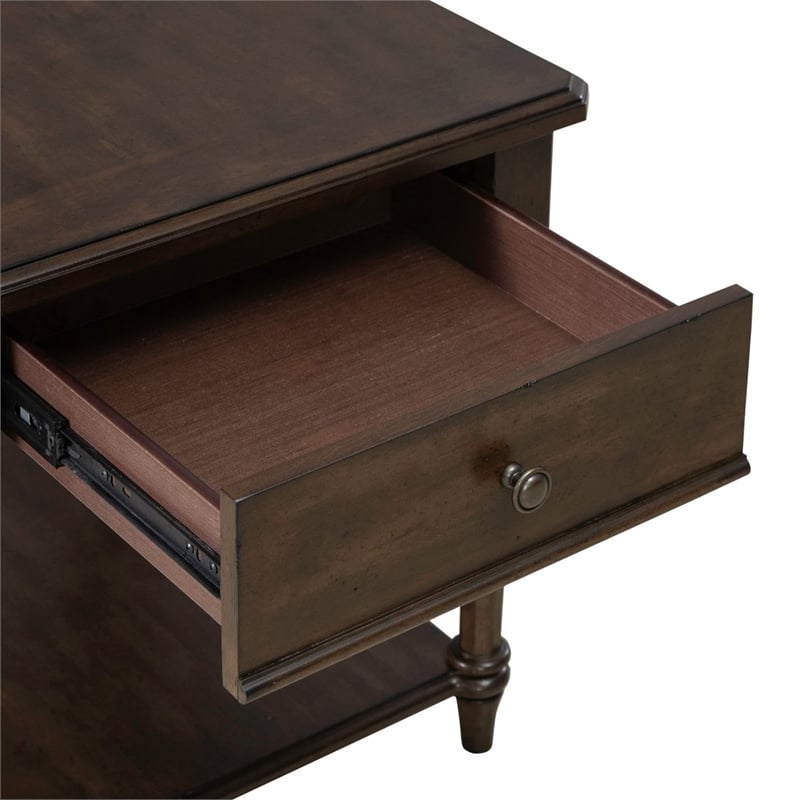 Liberty Furniture Arden Road Drawer End Table - Cherry