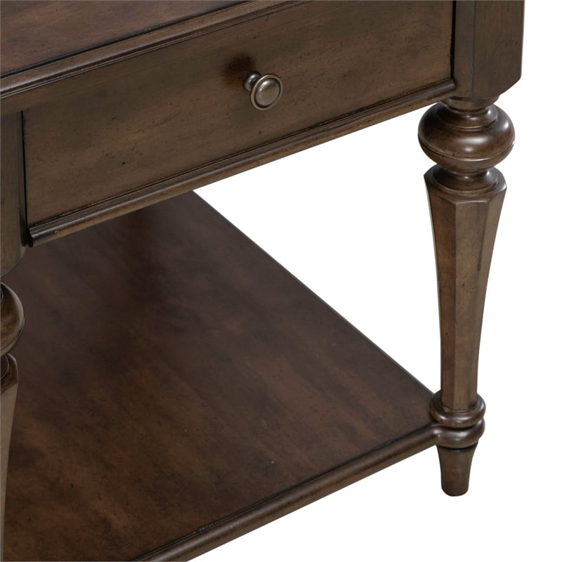 Liberty Furniture Arden Road Drawer End Table - Cherry