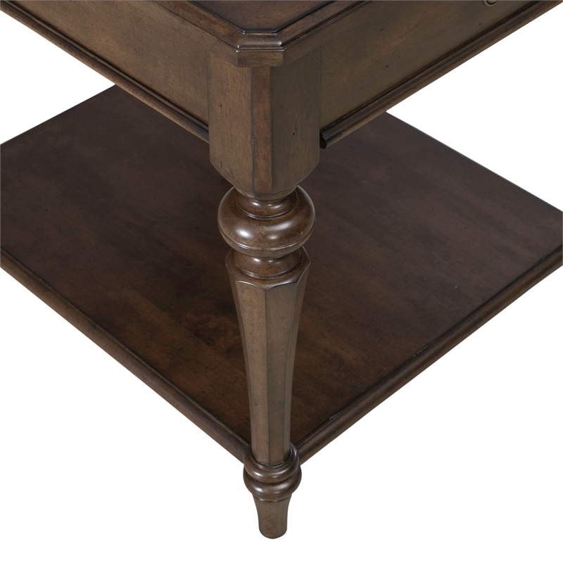 Liberty Furniture Arden Road Drawer End Table - Cherry