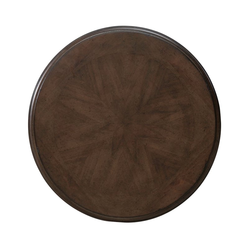 Liberty Furniture Arden Road Round Chairside Table - Cherry