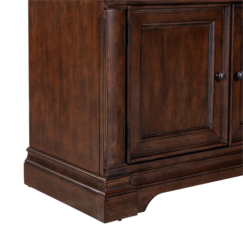 Liberty Furniture Arden Road 74 Inch TV Console - Cherry