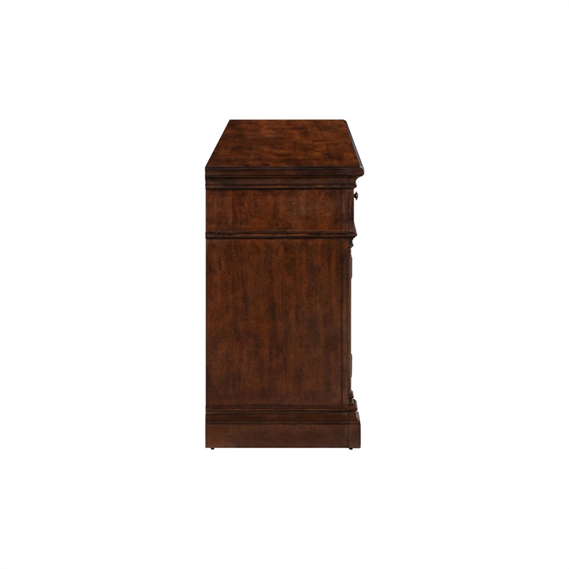 Liberty Furniture Arden Road 74 Inch TV Console - Cherry