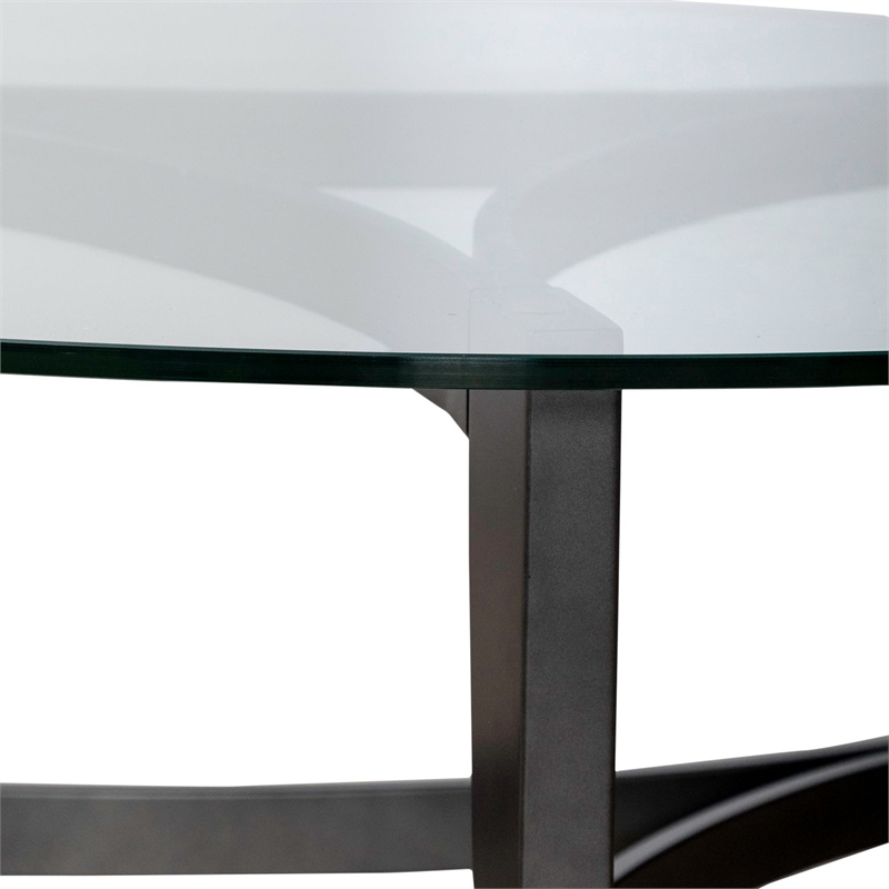 Liberty Furniture Capri Round Cocktail Table - Brown