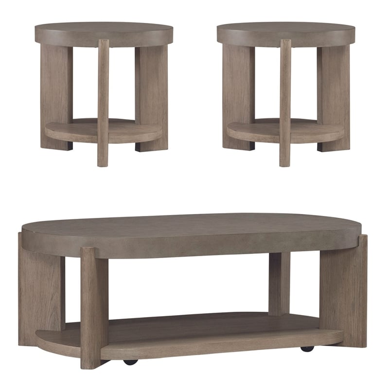 Liberty Furniture Affinity Opt 3 Piece Set - Brown