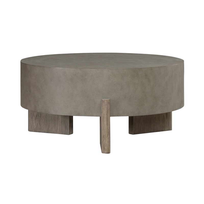 Liberty Furniture Affinity Round Cocktail Table - Brown